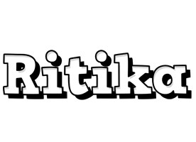 Ritika snowing logo