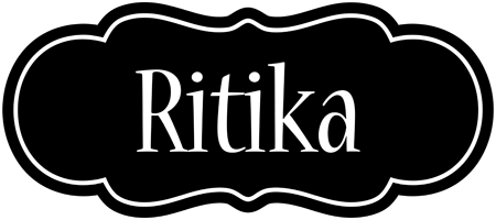 Ritika welcome logo