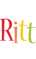 Ritt birthday logo