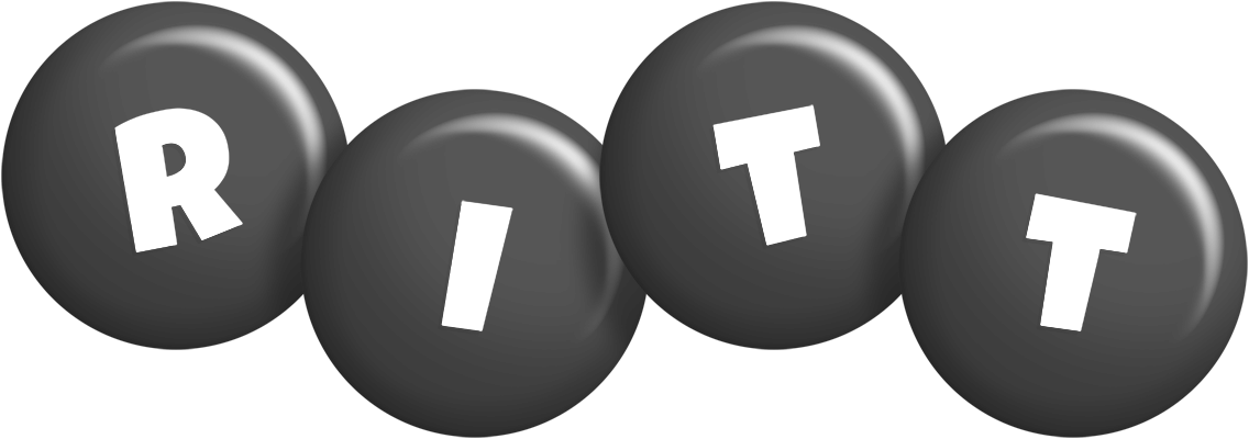 Ritt candy-black logo