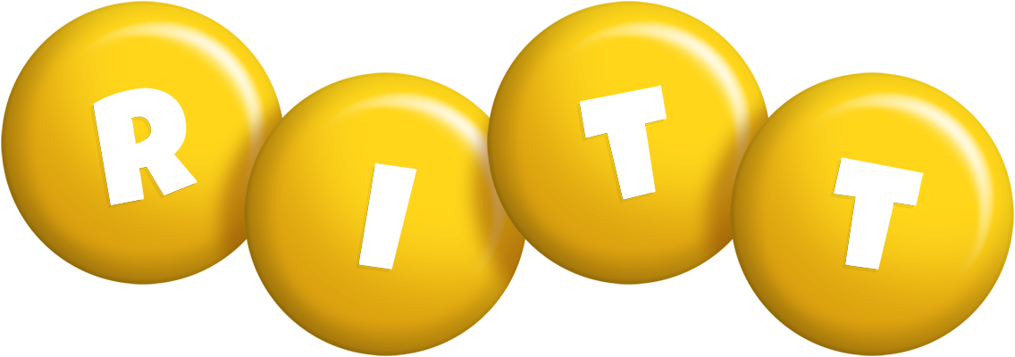 Ritt candy-yellow logo