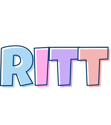 Ritt pastel logo