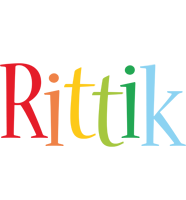 Rittik birthday logo