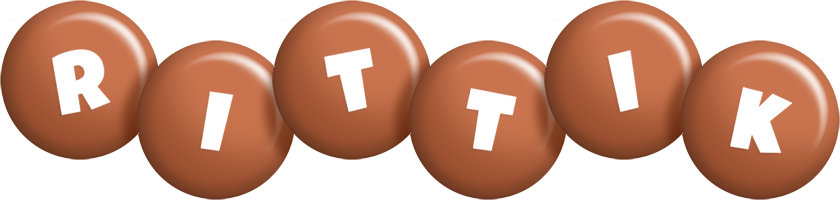 Rittik candy-brown logo