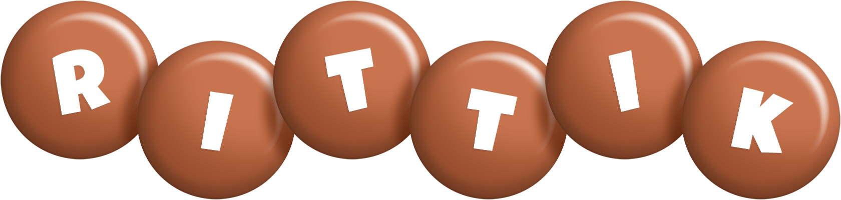Rittik candy-brown logo