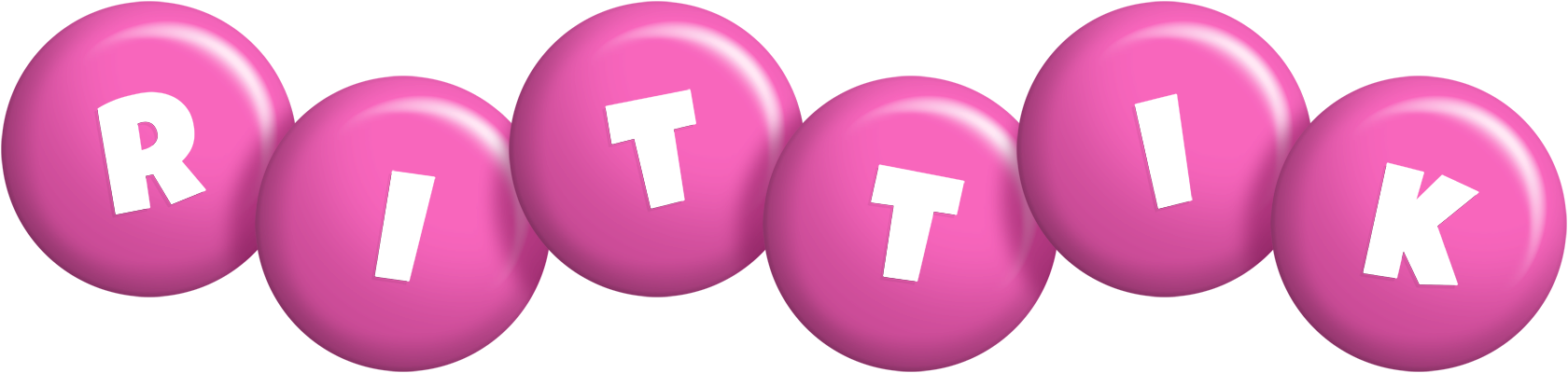 Rittik candy-pink logo