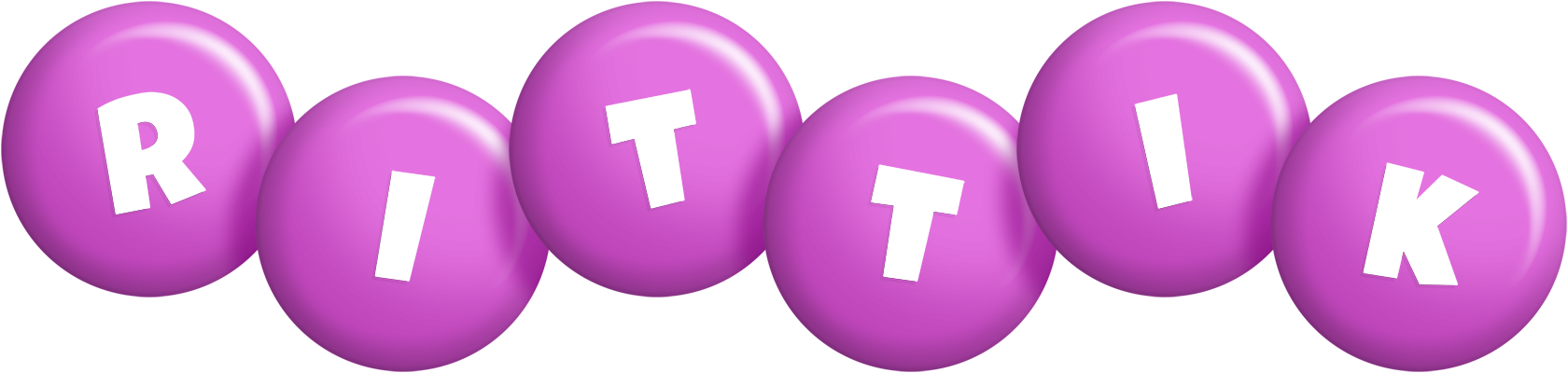 Rittik candy-purple logo