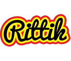 Rittik flaming logo