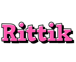 Rittik girlish logo