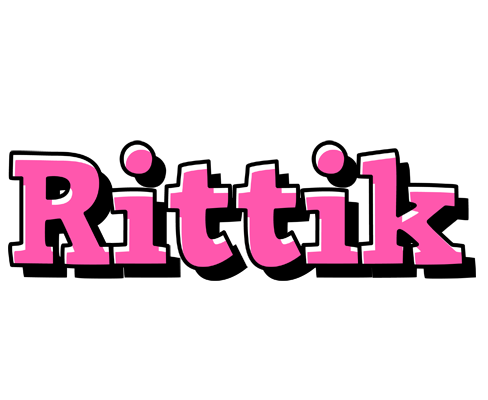 Rittik girlish logo