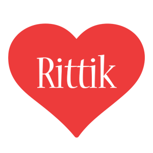 Rittik love logo