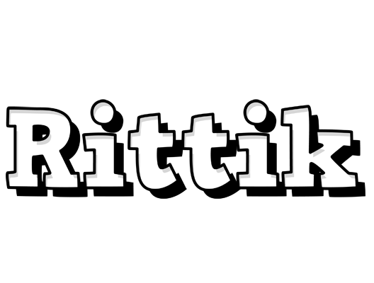 Rittik snowing logo