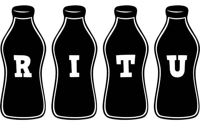 Ritu bottle logo