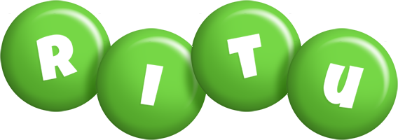 Ritu candy-green logo