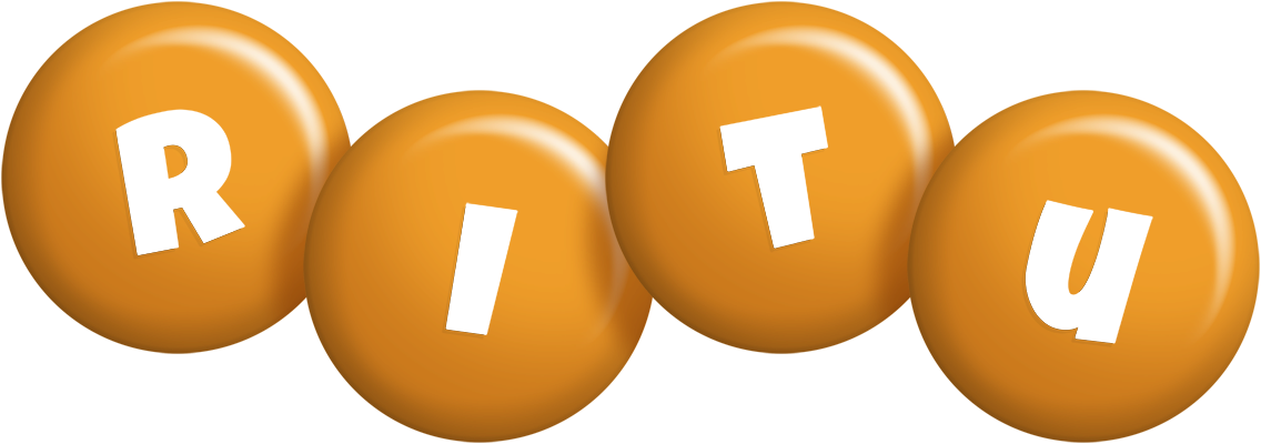 Ritu candy-orange logo