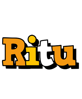 Ritu cartoon logo