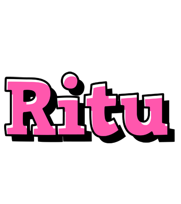 Ritu girlish logo