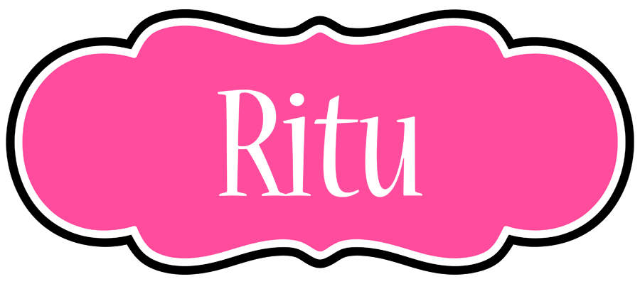 Ritu invitation logo