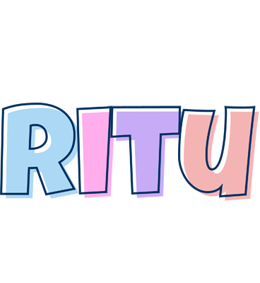 Ritu pastel logo