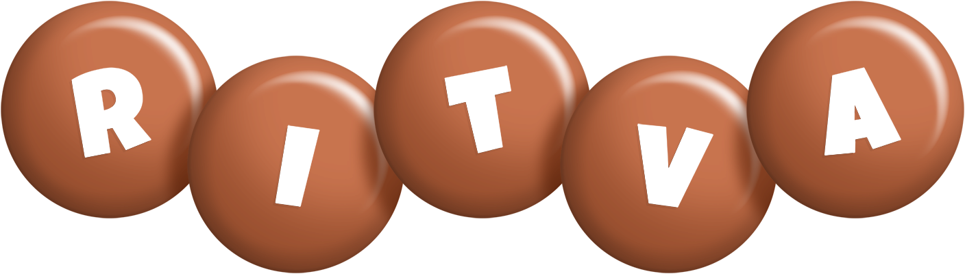 Ritva candy-brown logo