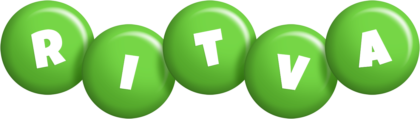 Ritva candy-green logo