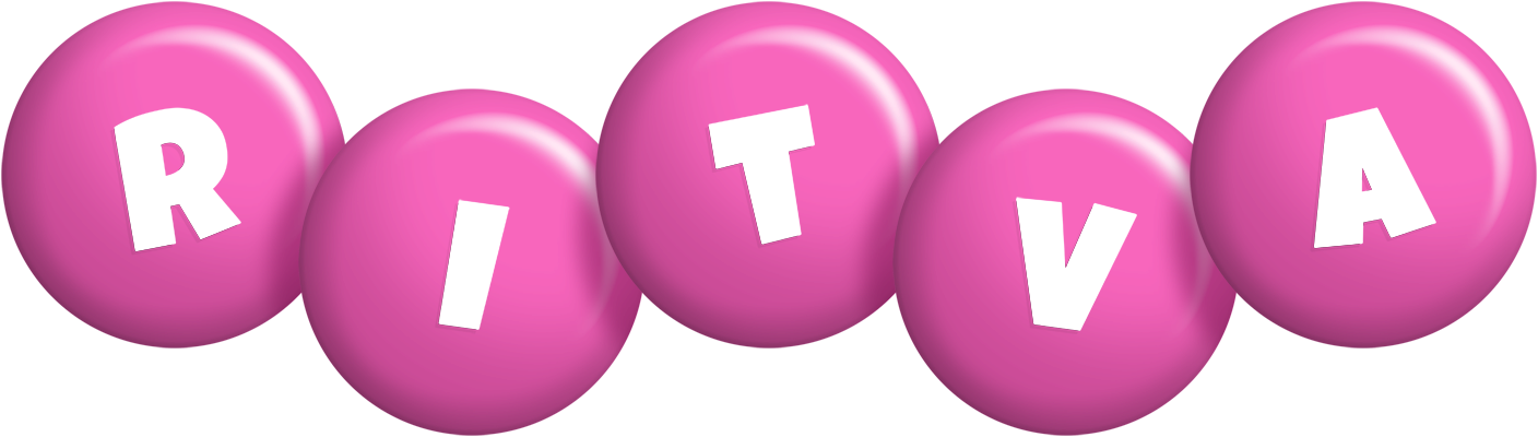 Ritva candy-pink logo