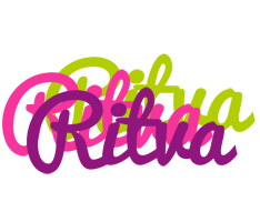 Ritva flowers logo