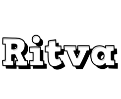 Ritva snowing logo