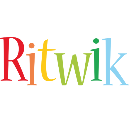 Ritwik birthday logo