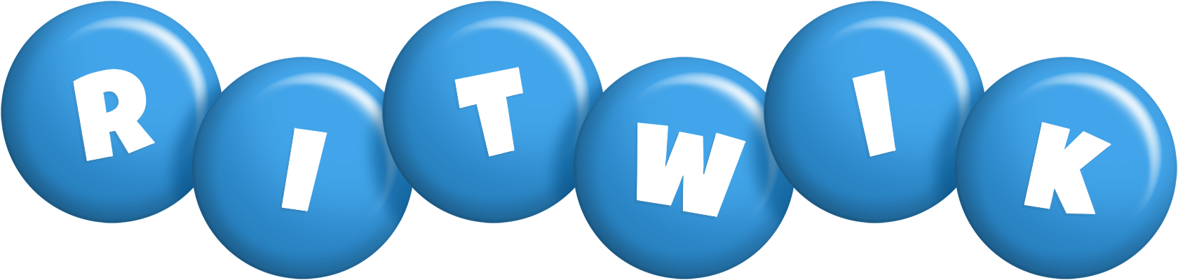 Ritwik candy-blue logo