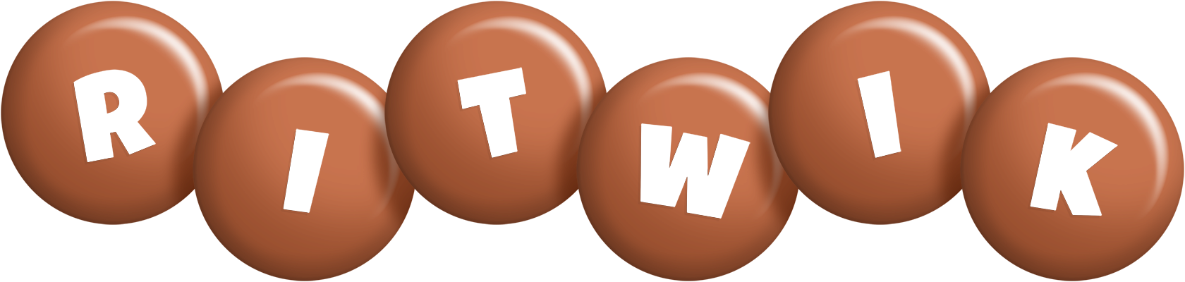 Ritwik candy-brown logo
