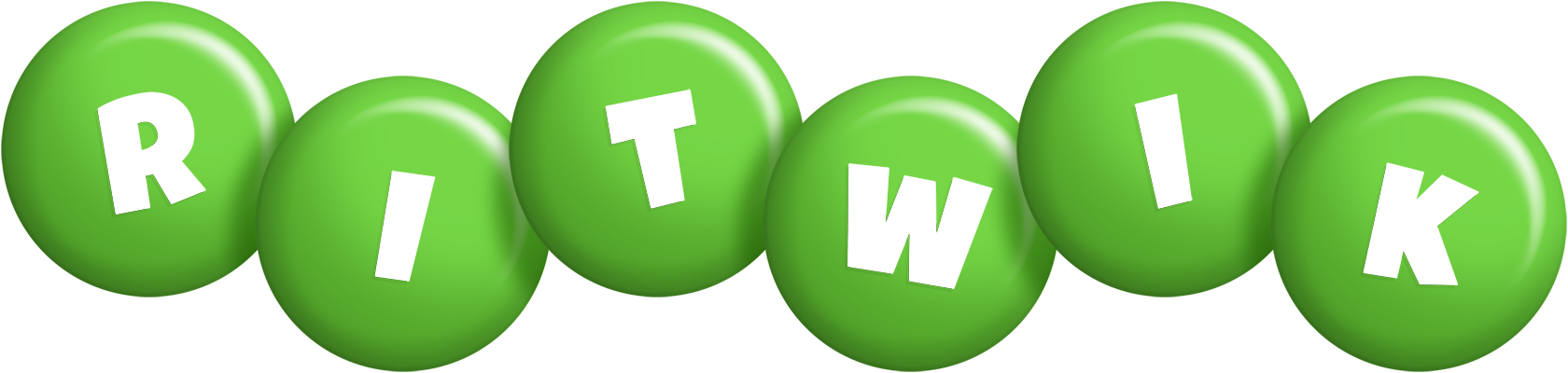 Ritwik candy-green logo