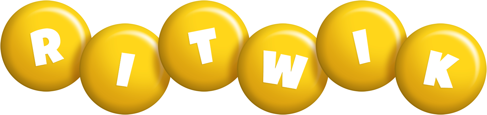Ritwik candy-yellow logo