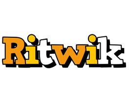 Ritwik cartoon logo