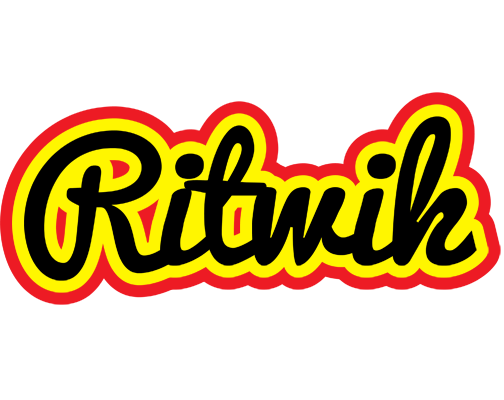 Ritwik flaming logo