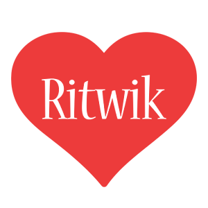 Ritwik love logo