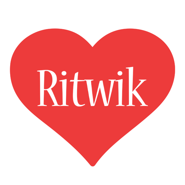 Ritwik love logo