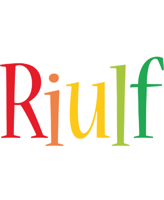 Riulf birthday logo