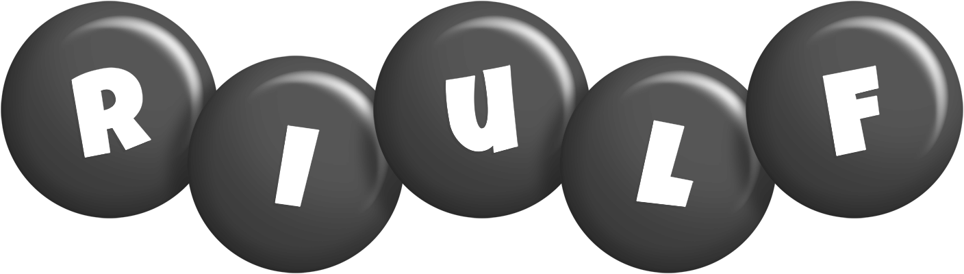 Riulf candy-black logo