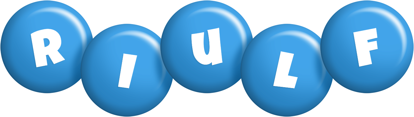Riulf candy-blue logo