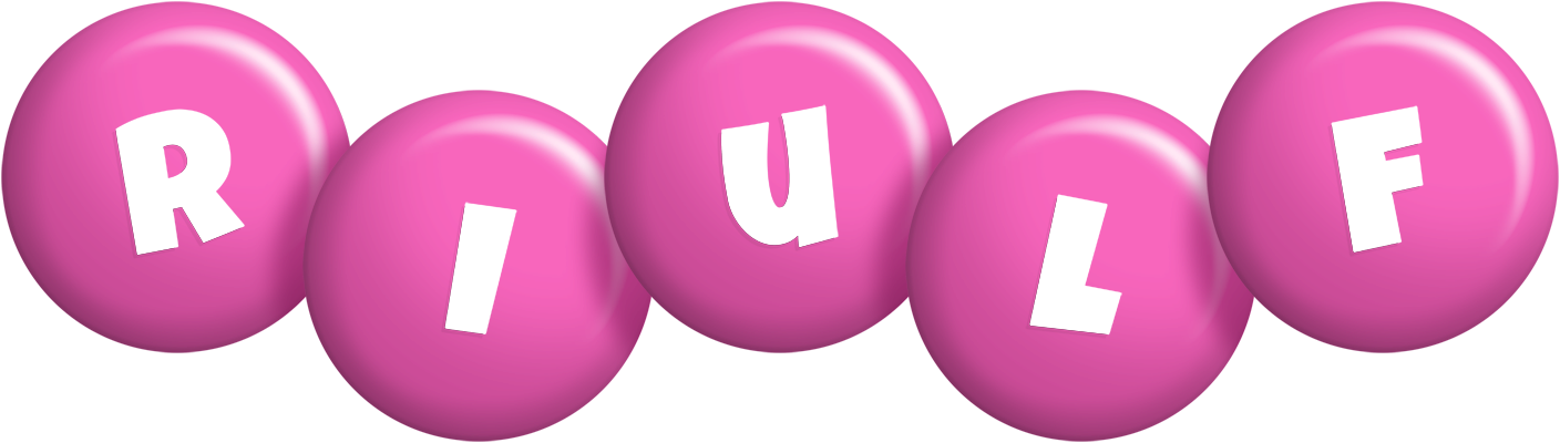 Riulf candy-pink logo