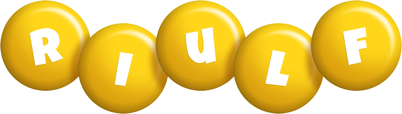 Riulf candy-yellow logo