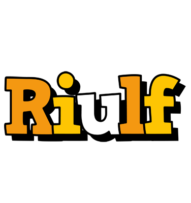 Riulf cartoon logo