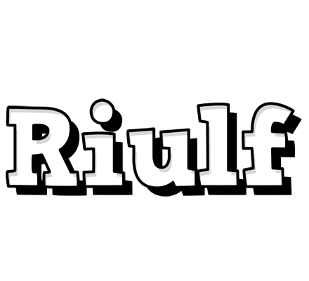 Riulf snowing logo
