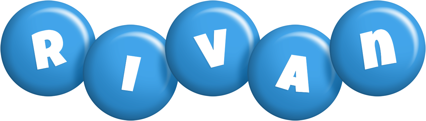 Rivan candy-blue logo