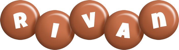 Rivan candy-brown logo