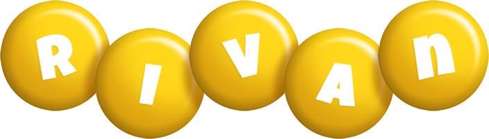 Rivan candy-yellow logo