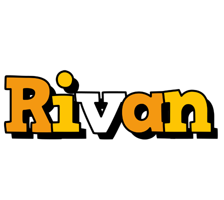 Rivan cartoon logo