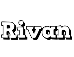 Rivan snowing logo