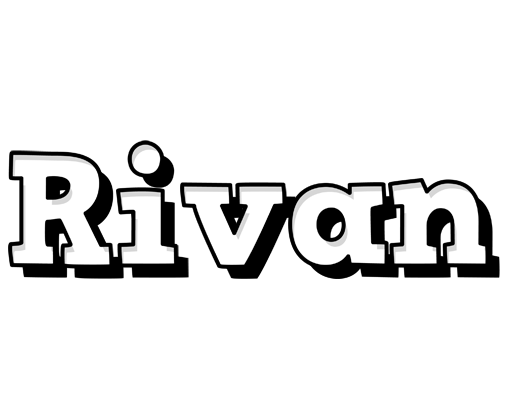 Rivan snowing logo